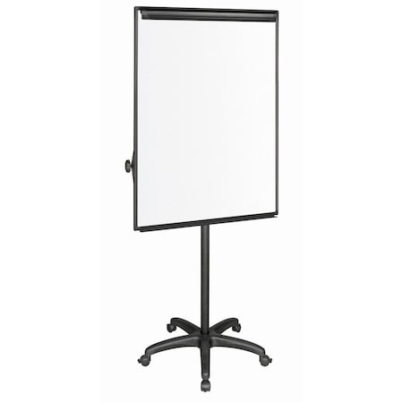 Mastervision Presentation Easel, Pen Tray, Mobile, 30"x42-73", Black BVCEA4800055